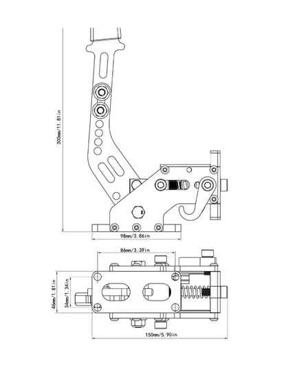 Frein a main Rallye USB